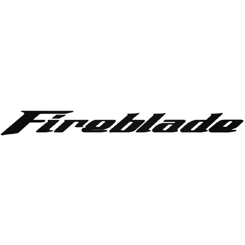 Honda Fireblade  Stickers (BLACK)